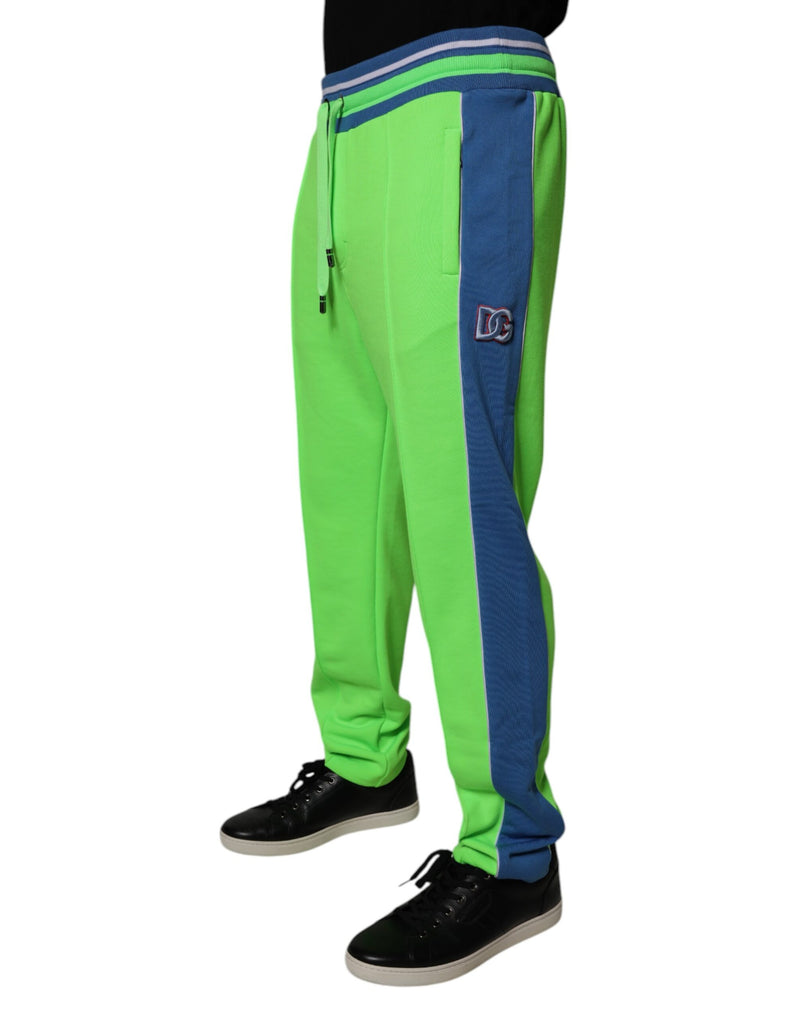 Dolce &amp; Gabbana groene en blauwe joggingbroek