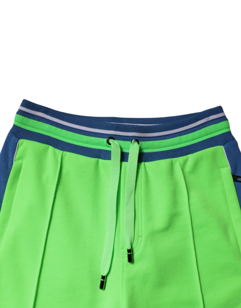 Dolce &amp; Gabbana groene en blauwe joggingbroek