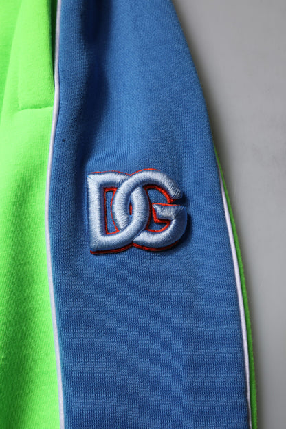 Dolce & Gabbana Green Blue Jogger Sweatpants Pants