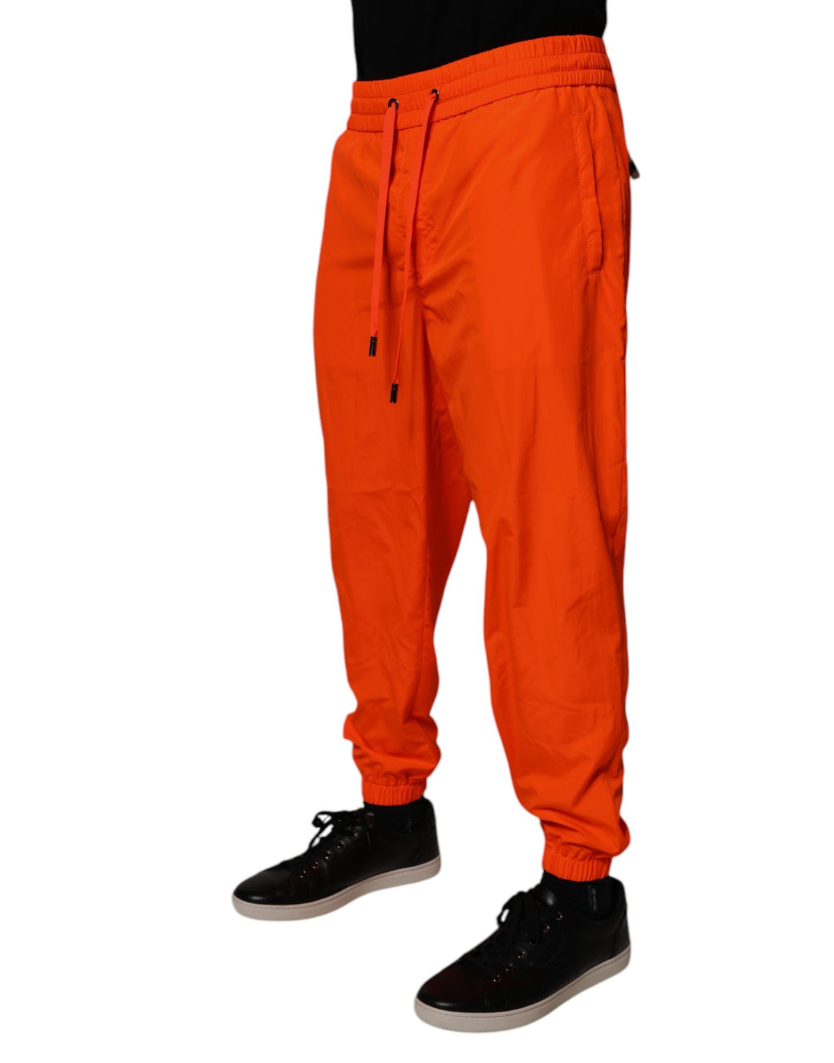 Pantalon de jogging en polyester orange pour homme Dolce &amp; Gabbana