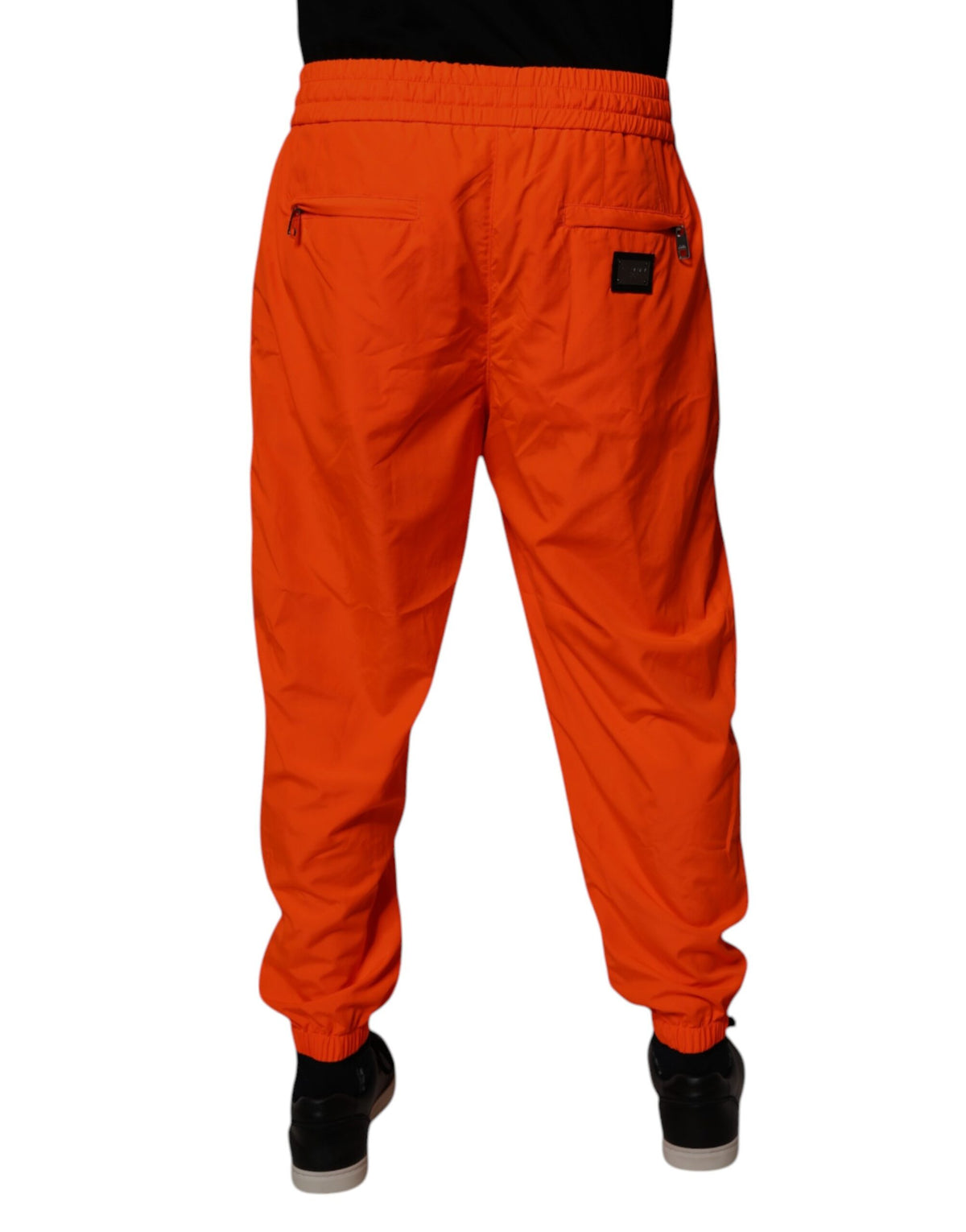 Pantalon de jogging en polyester orange pour homme Dolce &amp; Gabbana