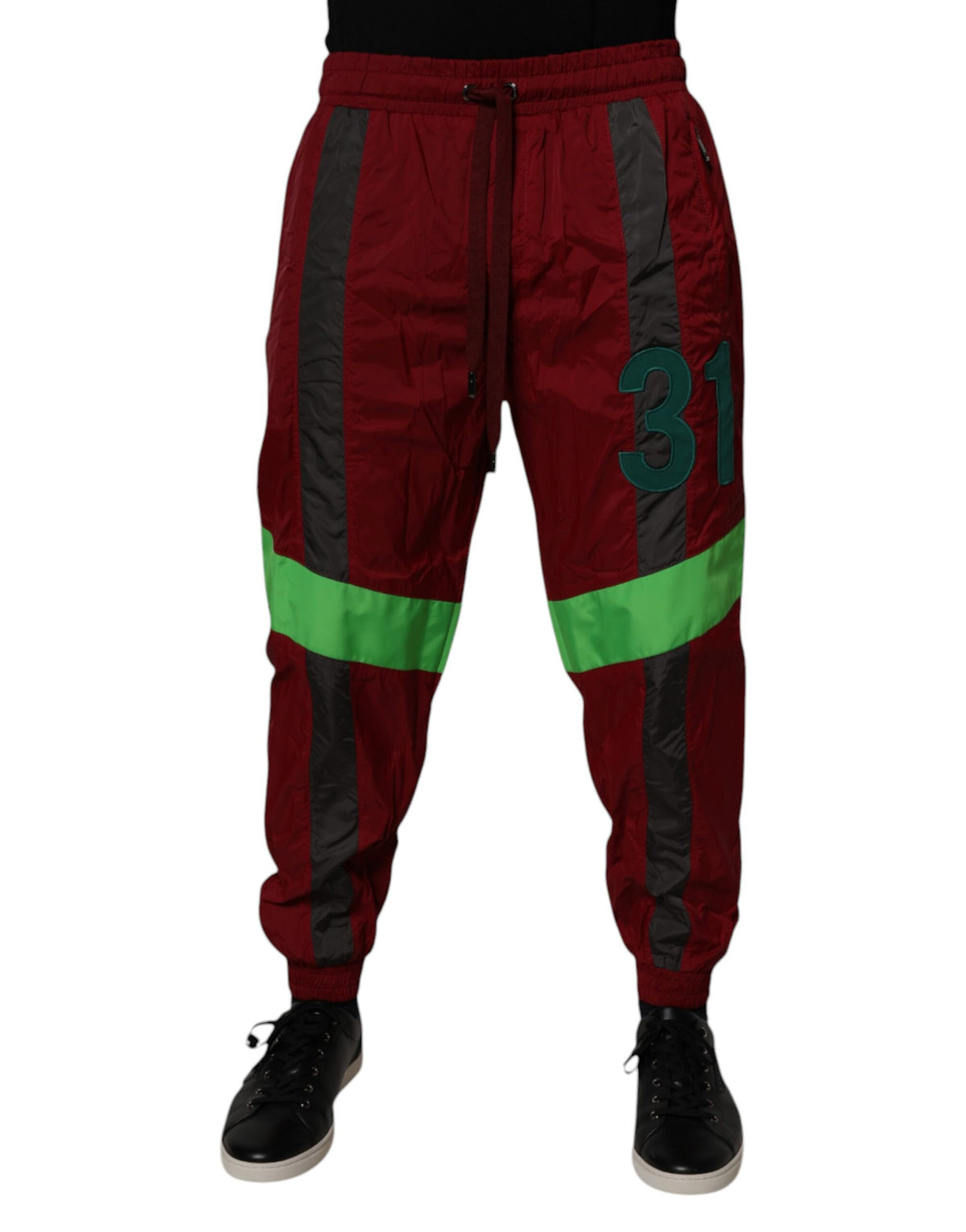 Pantalon de jogging en nylon marron pour homme de Dolce &amp; Gabbana