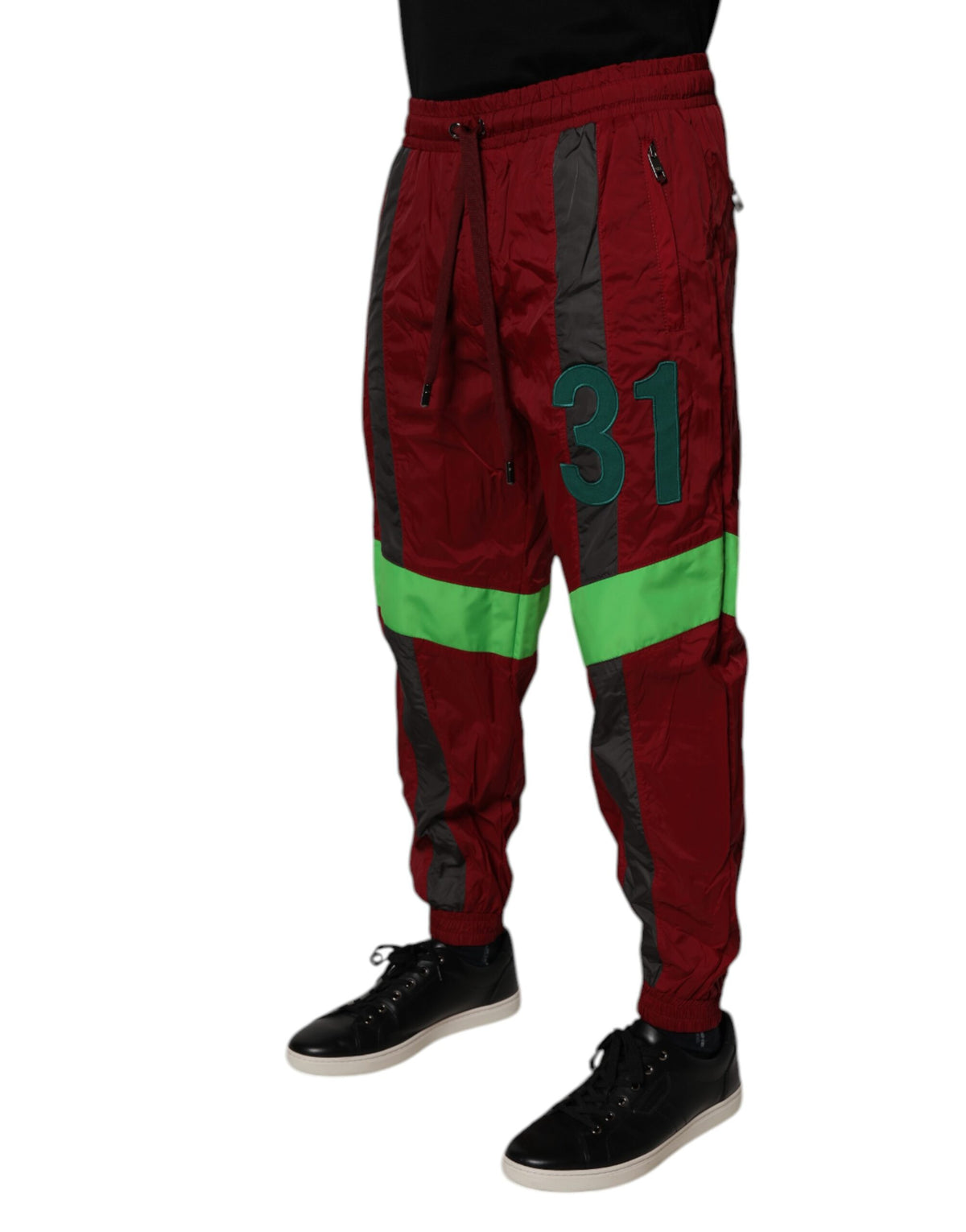 Pantalon de jogging en nylon marron pour homme de Dolce &amp; Gabbana