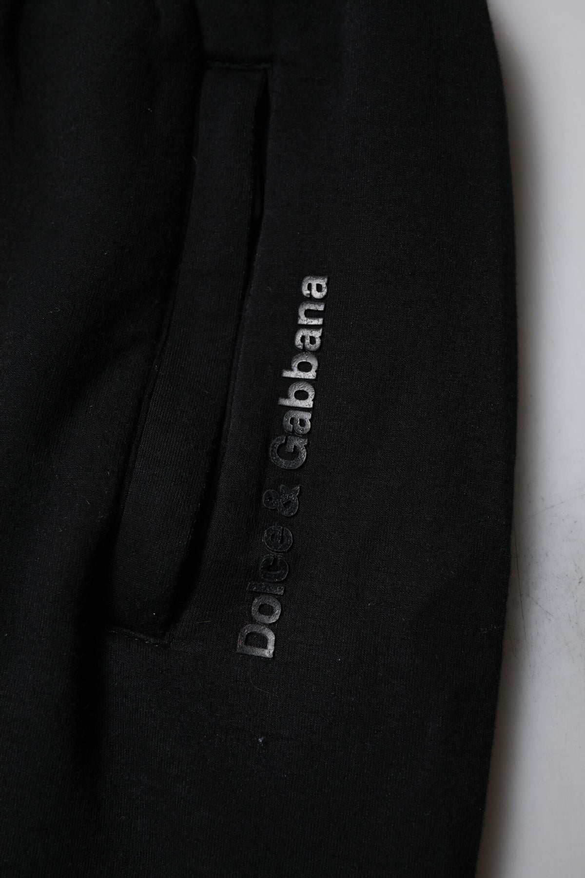 Pantalon de jogging en coton noir pour homme de Dolce &amp; Gabbana