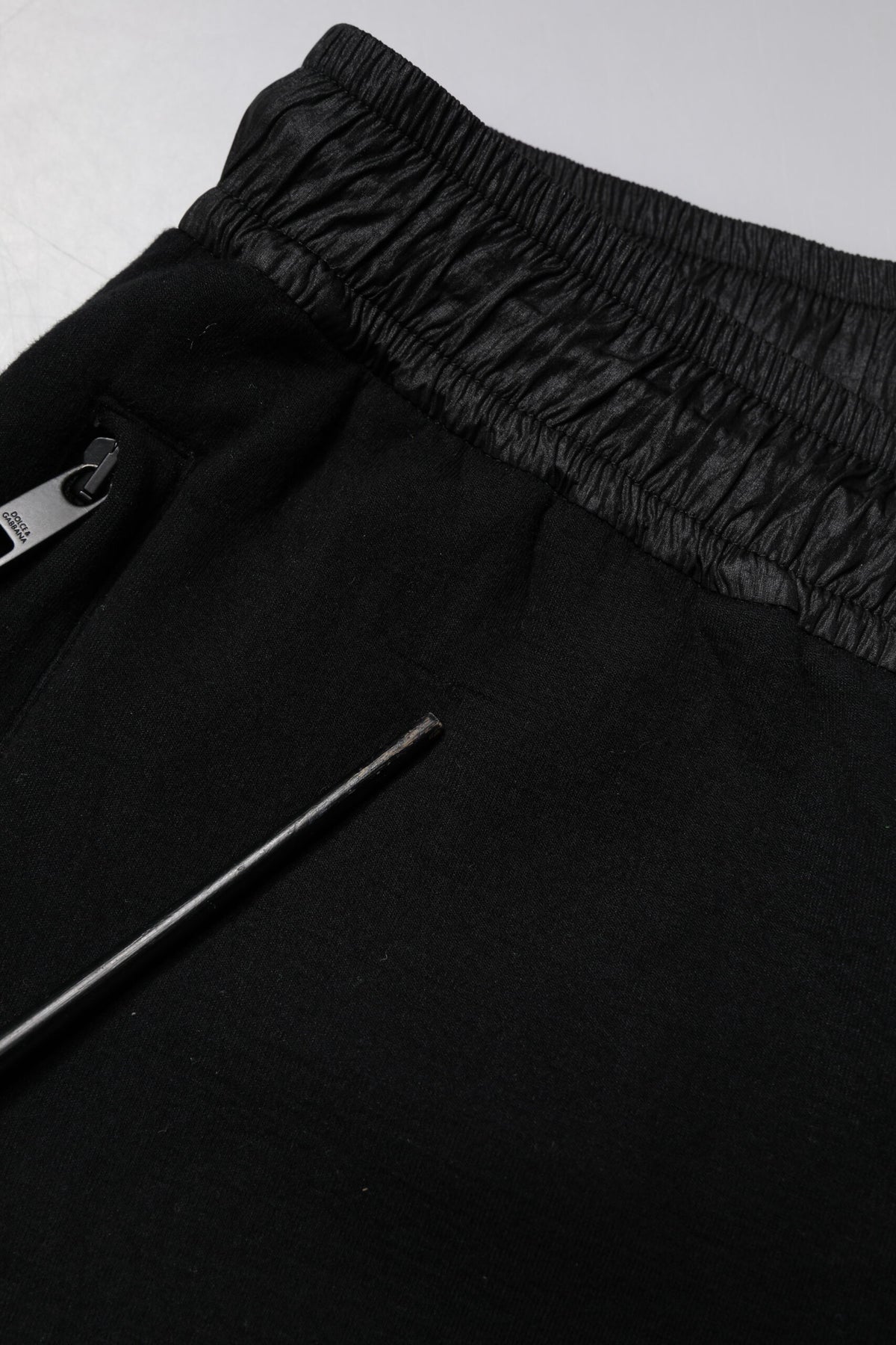 Pantalon de jogging en coton noir pour homme de Dolce &amp; Gabbana