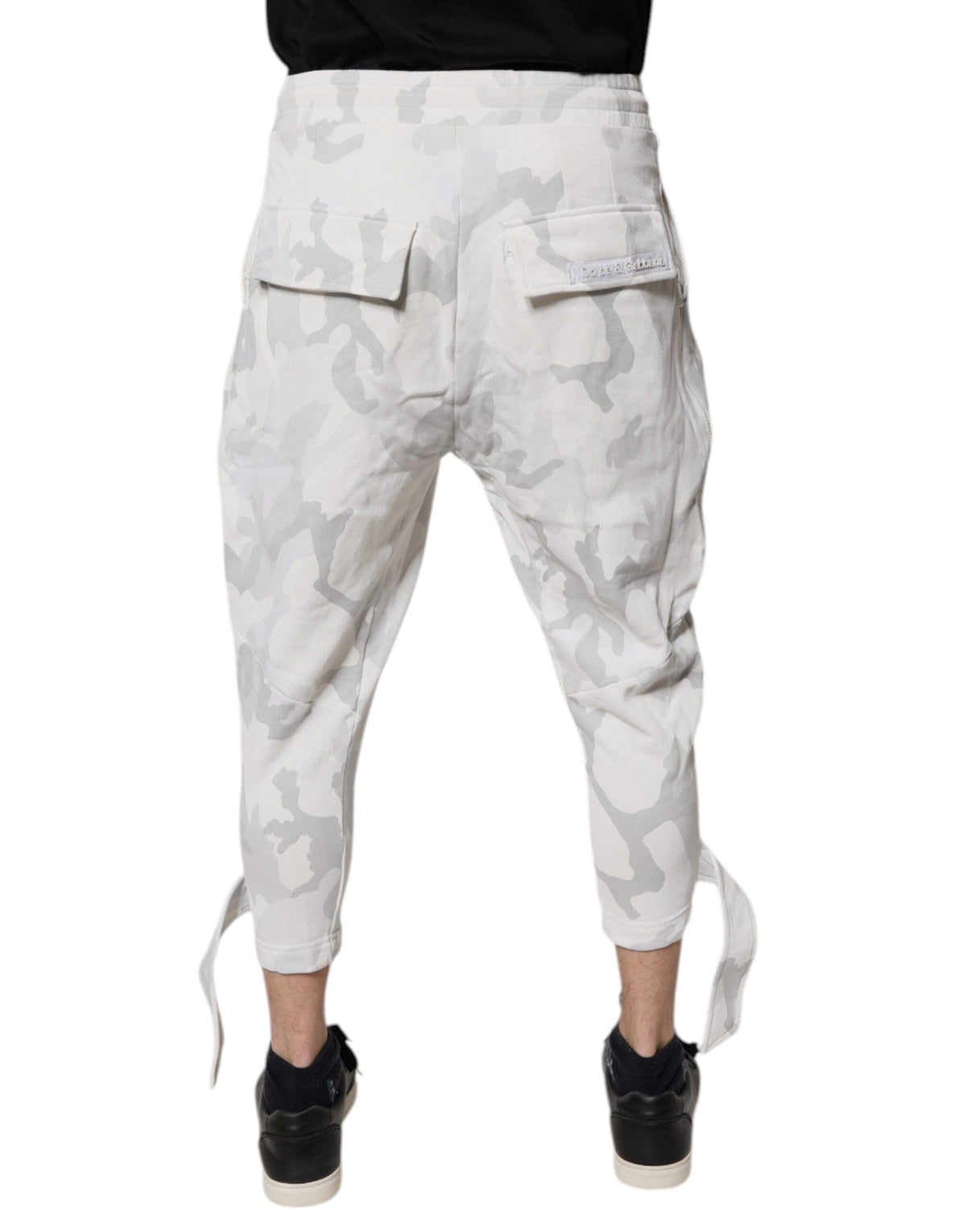 Pantalon de jogging cargo camouflage blanc Dolce &amp; Gabbana