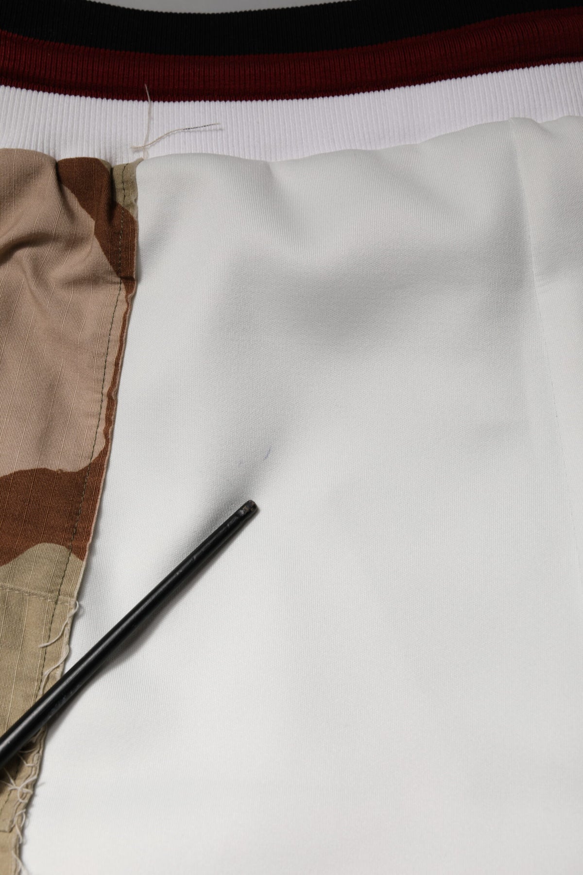Pantalon de survêtement en patchwork blanc à camouflage de Dolce &amp; Gabbana