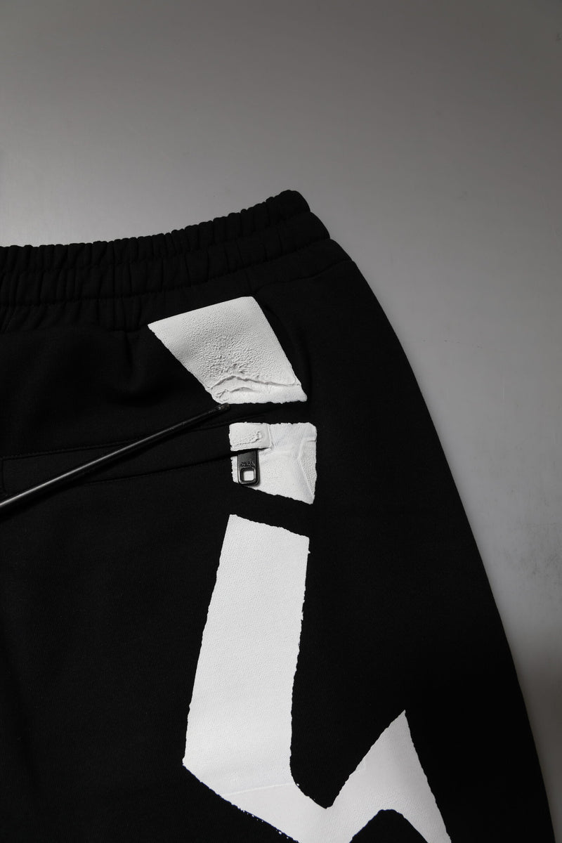 Dolce &amp; Gabbana zwarte katoenen joggingbroek met logo