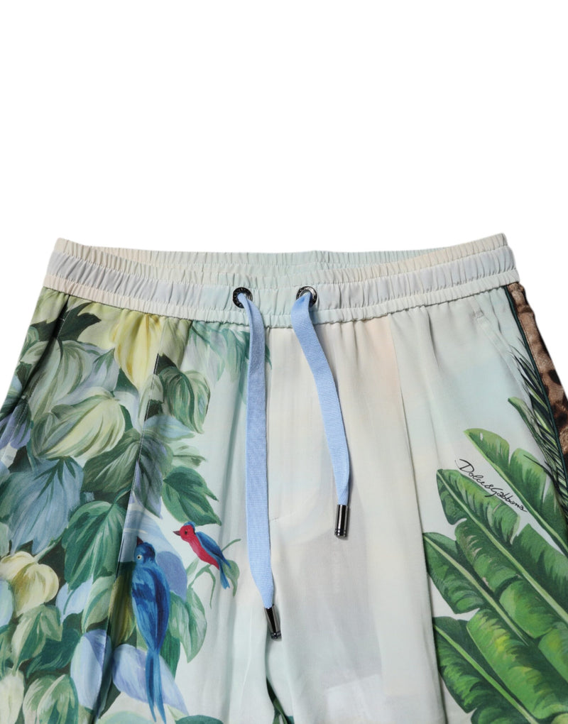 Dolce &amp; Gabbana multicolor tropische joggingbroek