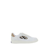 Burberry Leather Sneakers - Élégance et Confort Classique