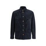 Brunello Cucinelli Veste en cuir suédé pour homme