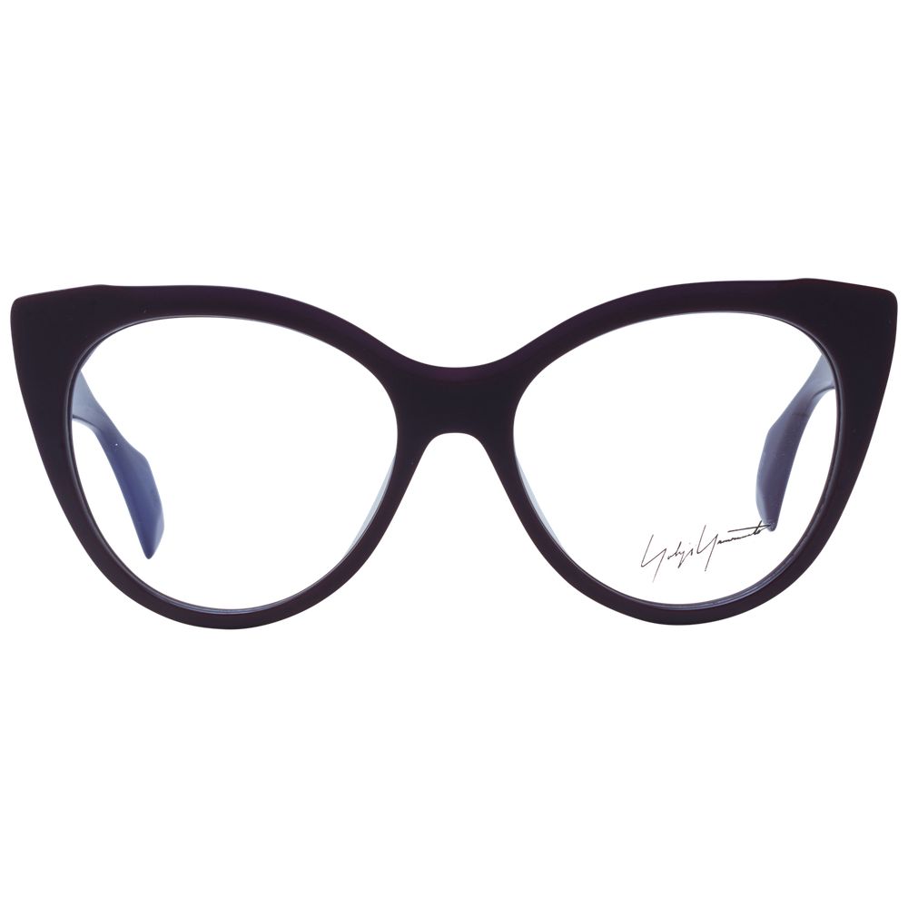 Yohji Yamamoto Purple Women Glasses Frame - Elegant Cat-Eye Style