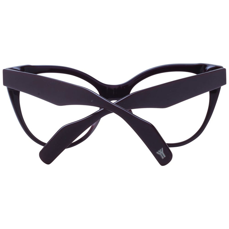 Yohji Yamamoto Purple Women Glasses Frame - Elegant Cat-Eye Style