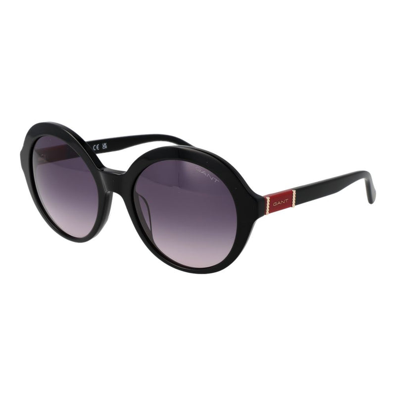 Gant Black Women Sunglasses - Elegant Round Frame with UV Protection