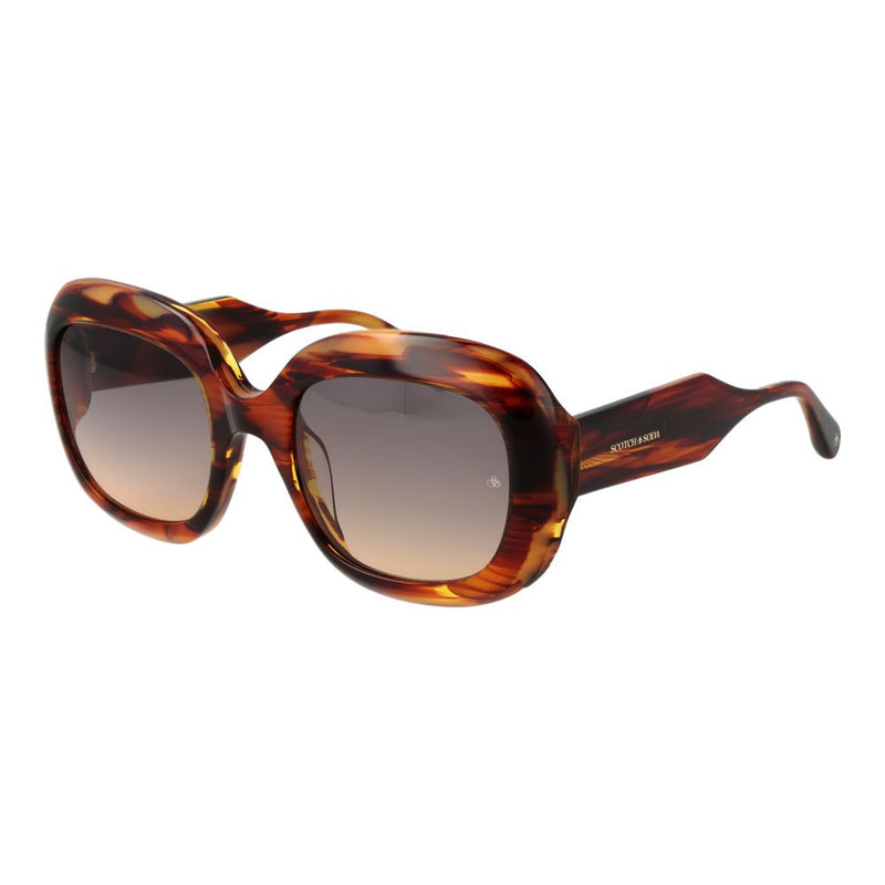 Lunettes de soleil Scotch & Soda Femme - Style Papillon Marron