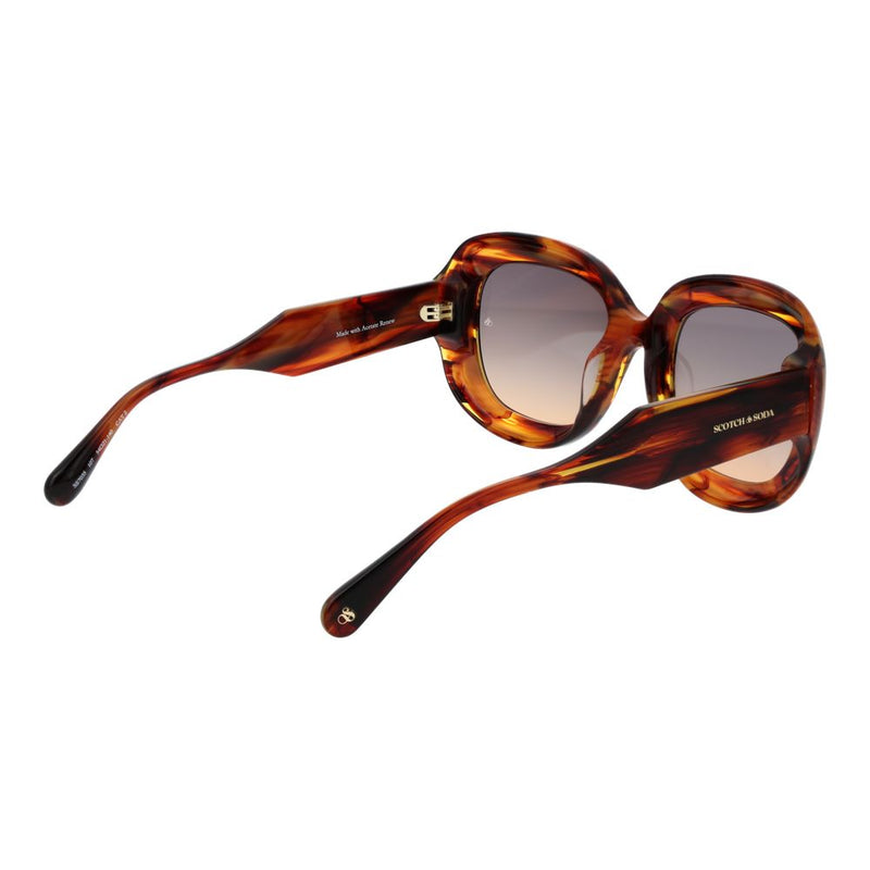 Lunettes de soleil Scotch & Soda Femme - Style Papillon Marron