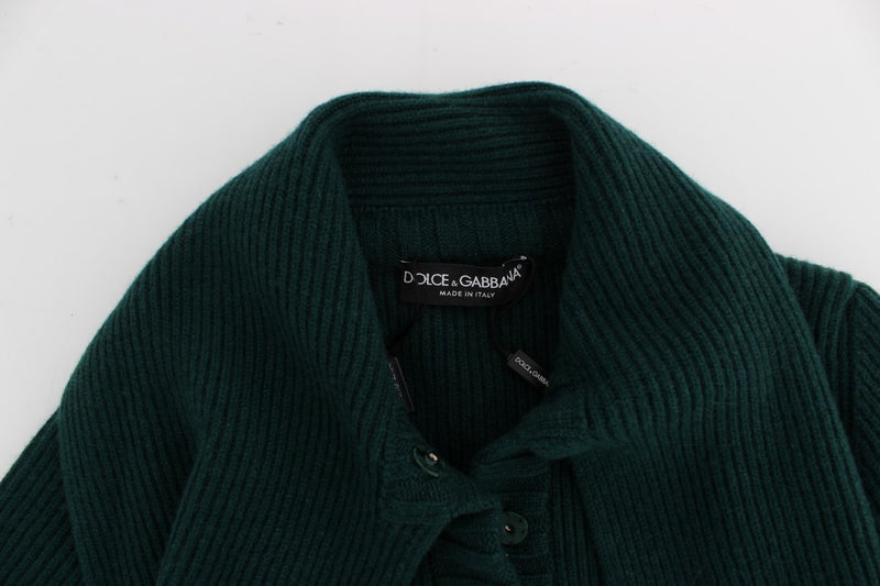 Dolce &amp; Gabbana Cardigan en cachemire tricoté vert