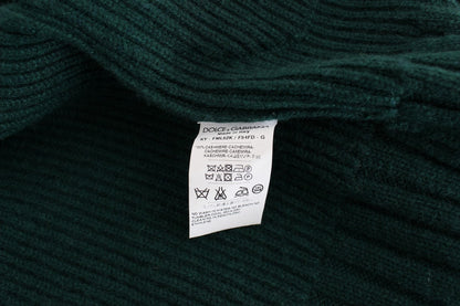 Dolce & Gabbana Cardigan en cachemire tricoté vert