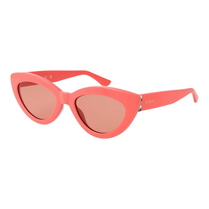 Guess Lunettes de soleil roses en forme de chat pour femmes