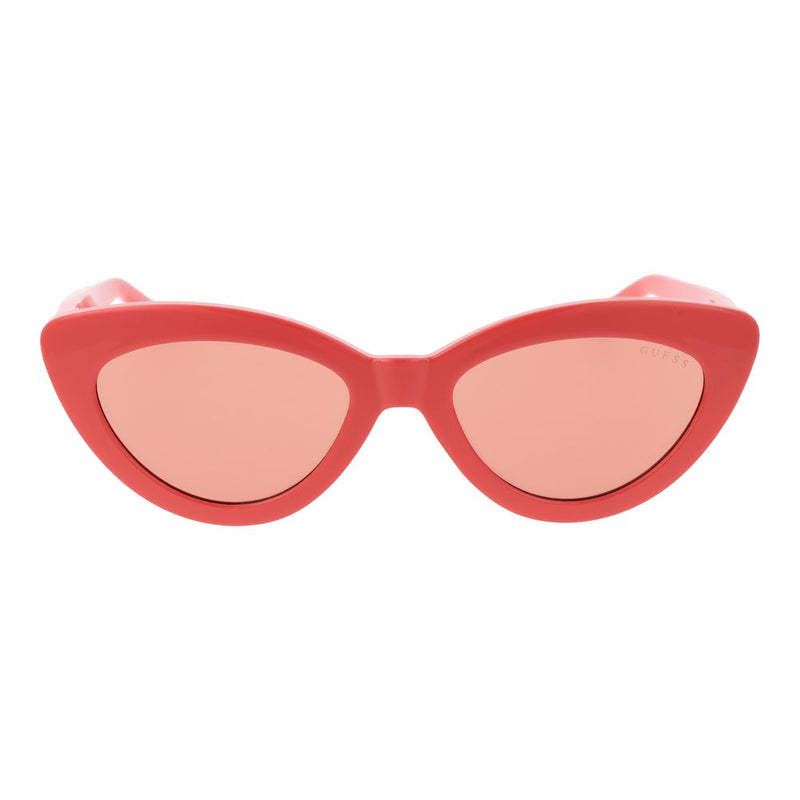 Guess Lunettes de soleil roses en forme de chat pour femmes