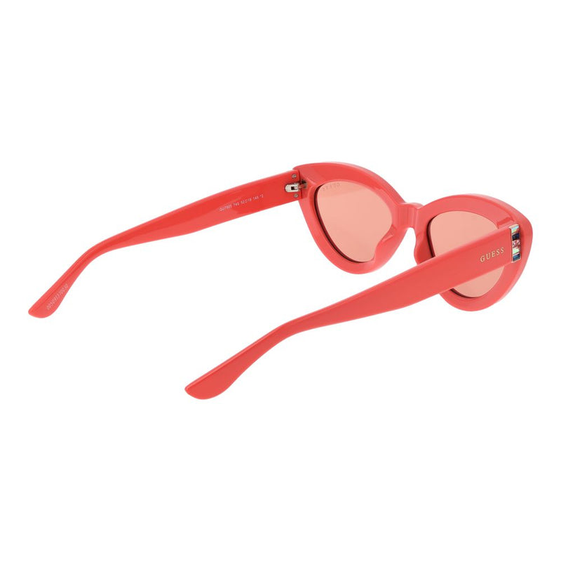 Guess Lunettes de soleil roses en forme de chat pour femmes