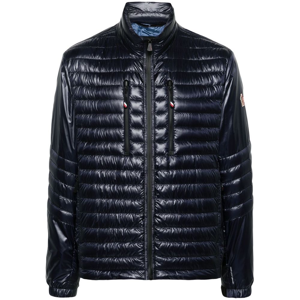 Moncler Blue Polyamide Men Jacket