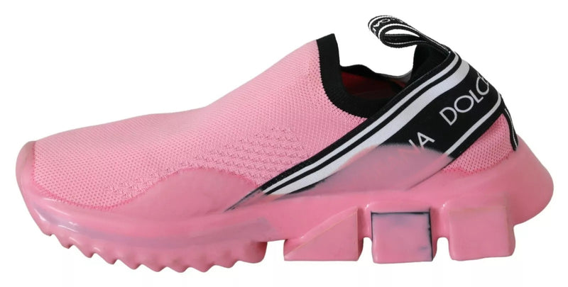 Dolce & Gabbana Pink Low Top Sorrento Sneakers for Women