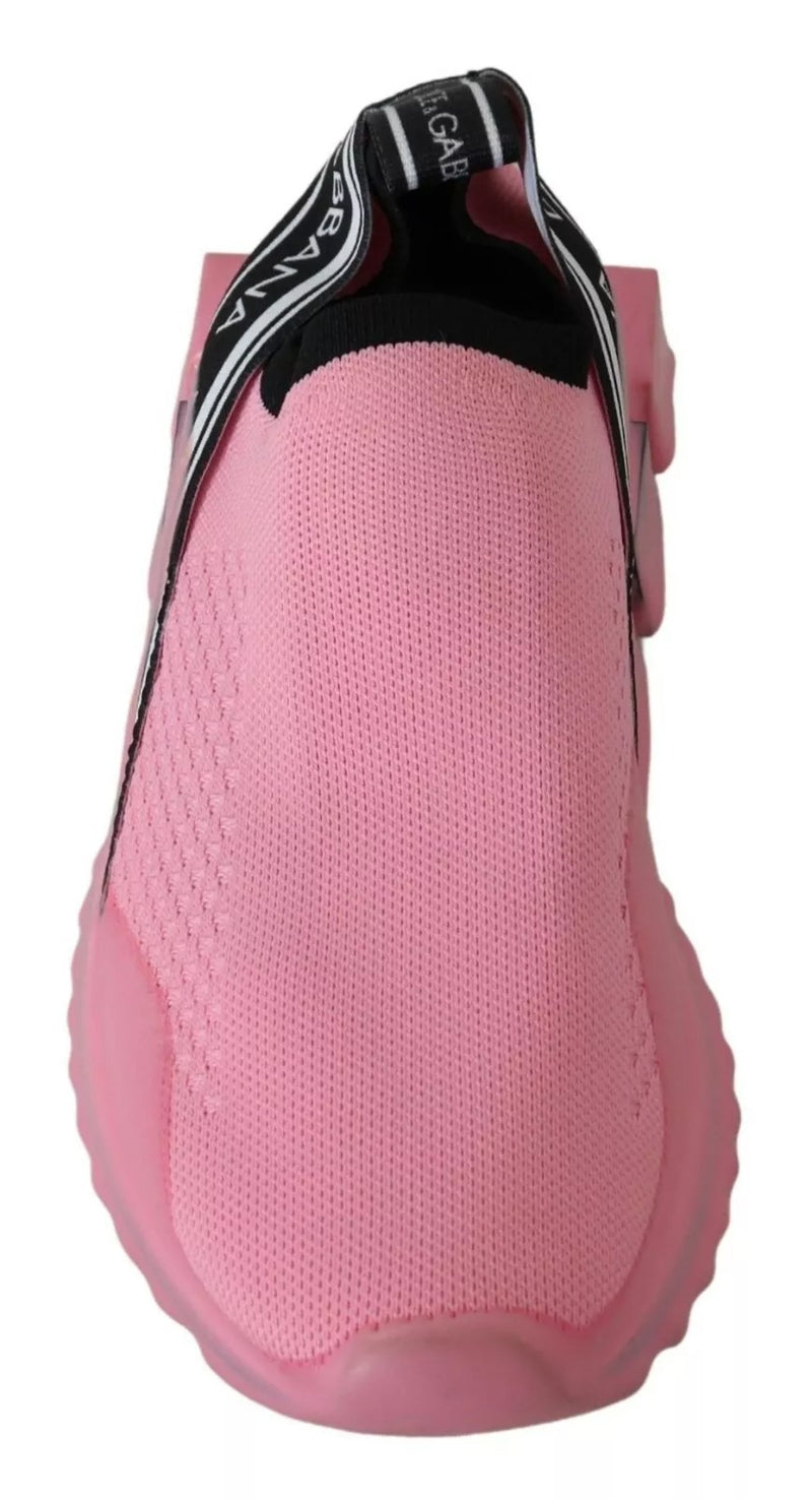 Dolce & Gabbana Pink Low Top Sorrento Sneakers for Women
