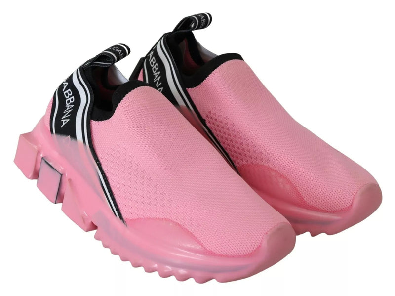 Dolce & Gabbana Pink Low Top Sorrento Sneakers for Women