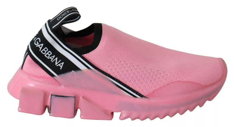 Dolce & Gabbana Pink Low Top Sorrento Sneakers for Women