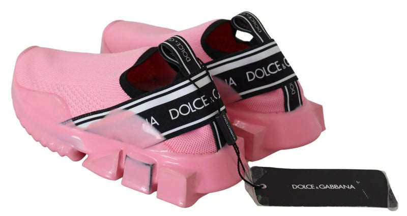 Dolce & Gabbana Pink Low Top Sorrento Sneakers for Women