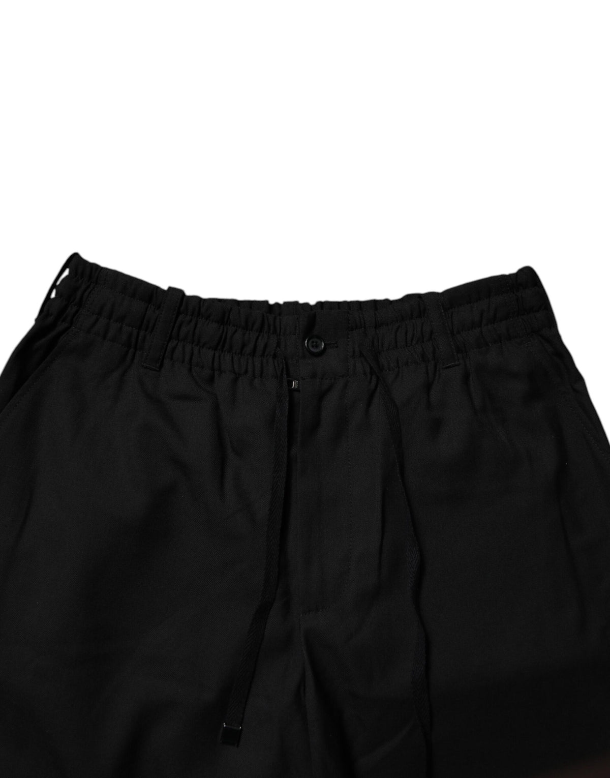 Pantalon court noir en polyester pour homme de Dolce &amp; Gabbana
