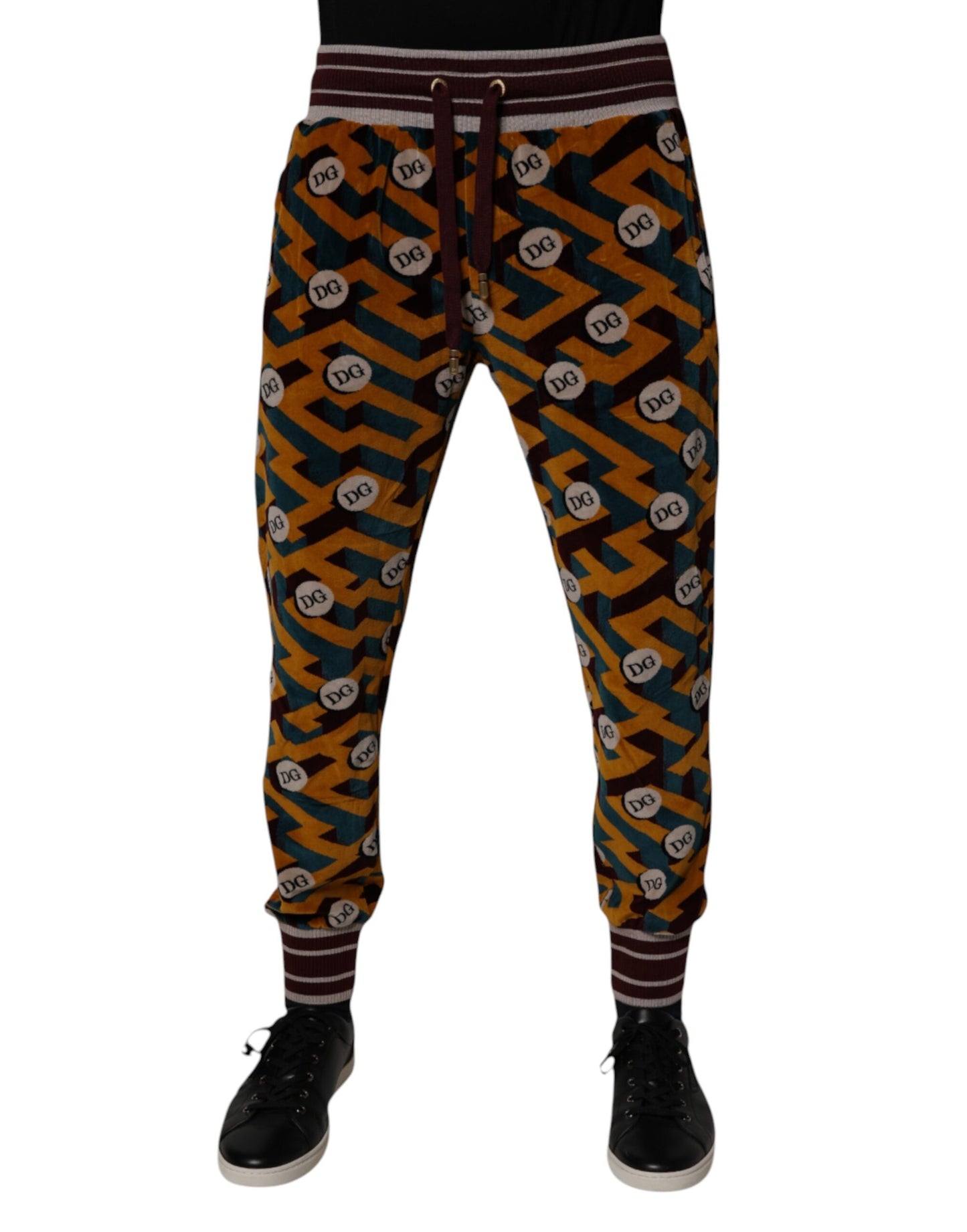 Dolce &amp; Gabbana multicolor logo monogram joggingbroek