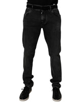 Jeans skinny en coton stretch noir pour homme de Dolce &amp; Gabbana
