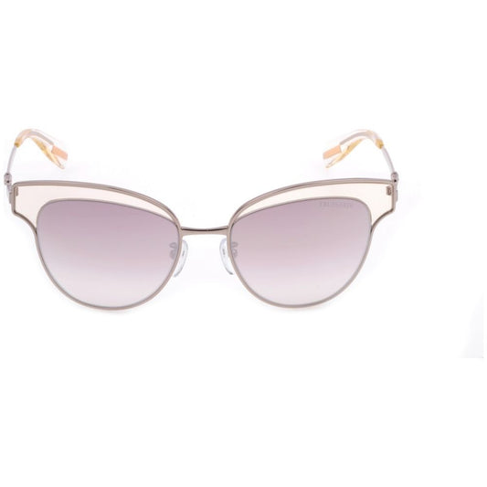 Lunettes de soleil Trussardi en métal argenté