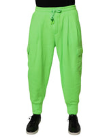 Pantalon de jogging cargo homme Dolce &amp; Gabbana vert néon