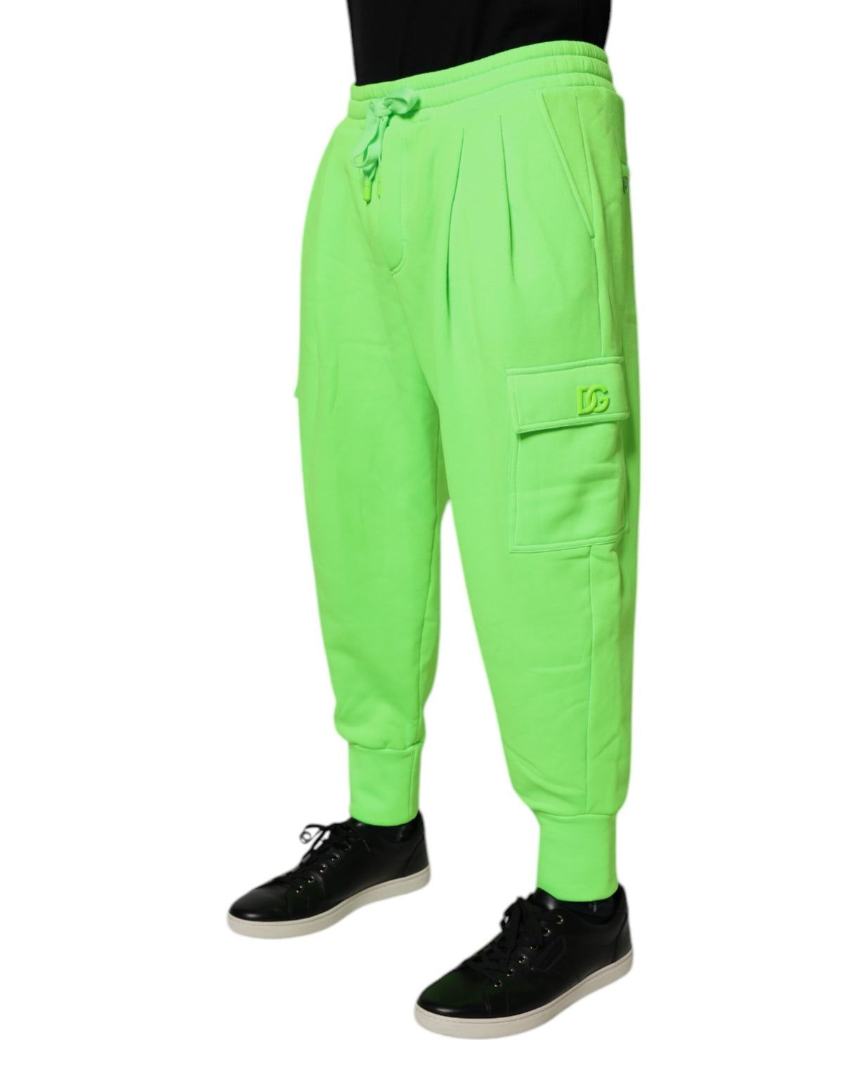 Pantalon de jogging cargo homme Dolce &amp; Gabbana vert néon