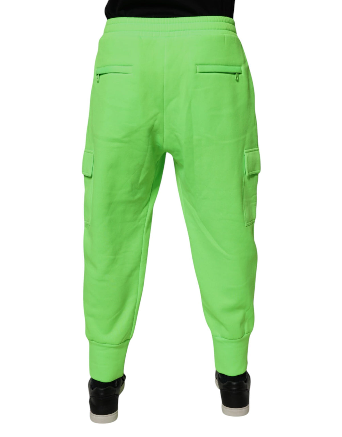 Pantalon de jogging cargo homme Dolce &amp; Gabbana vert néon