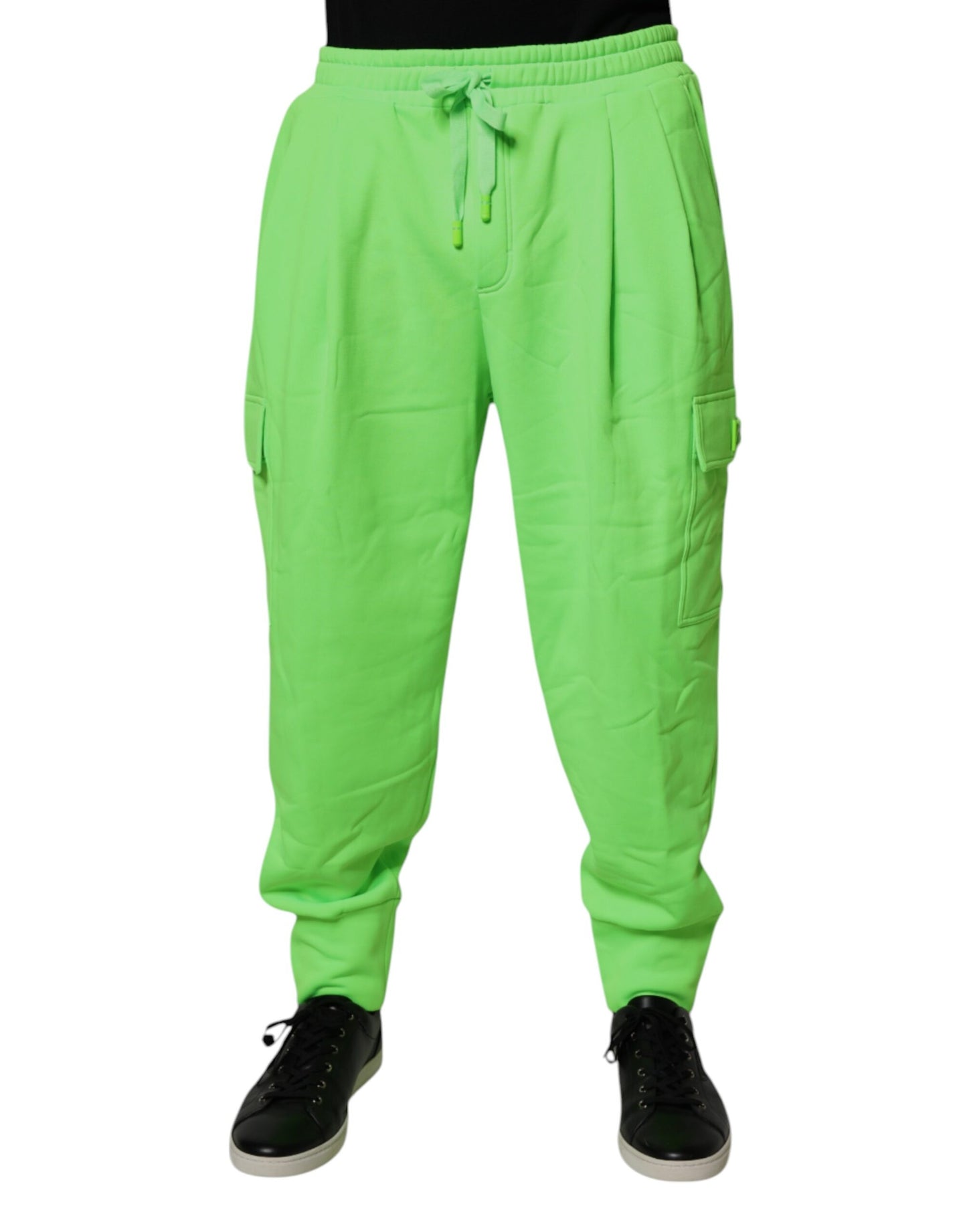 Pantalon de jogging cargo homme Dolce &amp; Gabbana vert néon