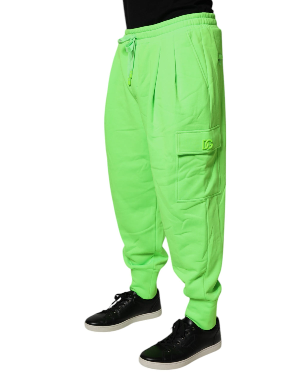 Pantalon de jogging cargo homme Dolce &amp; Gabbana vert néon