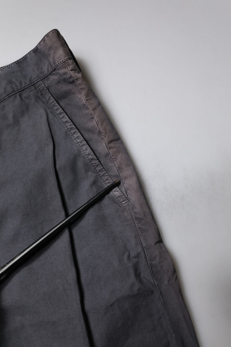 Dolce &amp; Gabbana donkergrijze katoenen bermuda shorts voor heren met middelhoge taille.