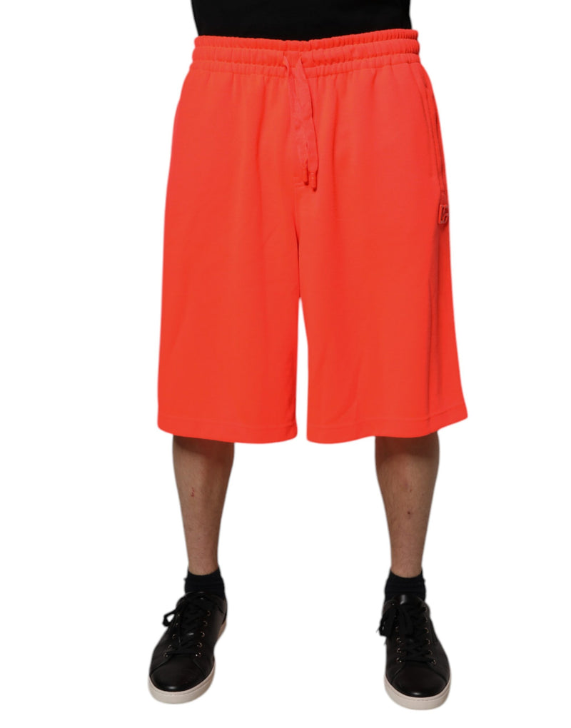 Shorts Bermuda pour homme en polyester rouge taille mi-hauteur de Dolce &amp; Gabbana