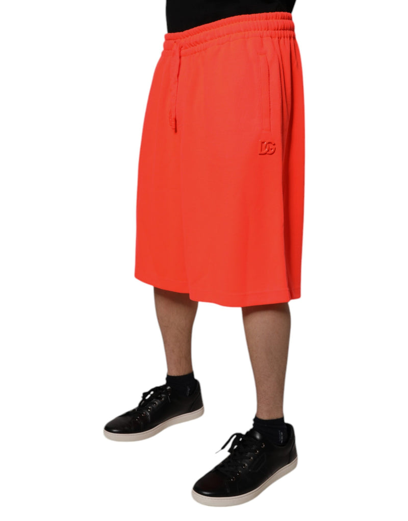 Shorts Bermuda pour homme en polyester rouge taille mi-hauteur de Dolce &amp; Gabbana