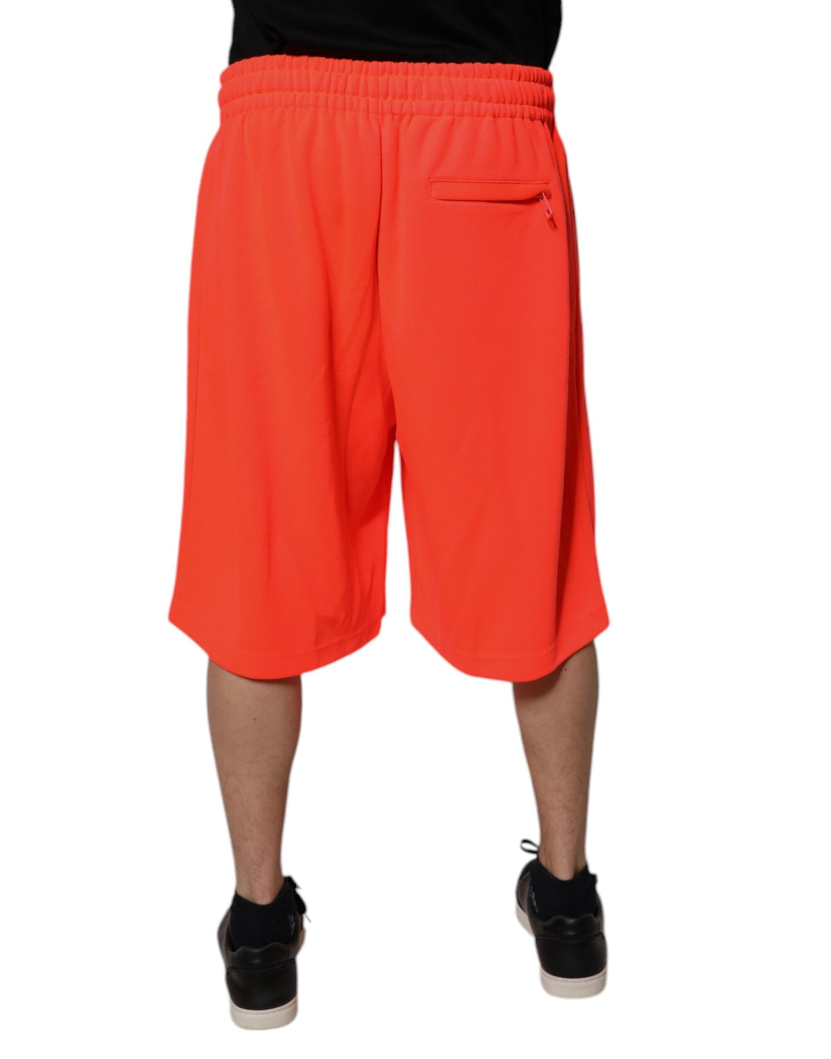 Shorts Bermuda pour homme en polyester rouge taille mi-hauteur de Dolce &amp; Gabbana