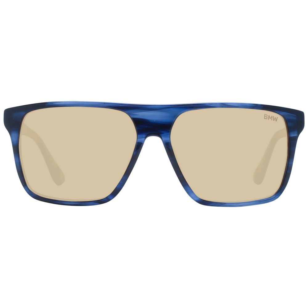 Lunettes de soleil bleues pour homme BMW