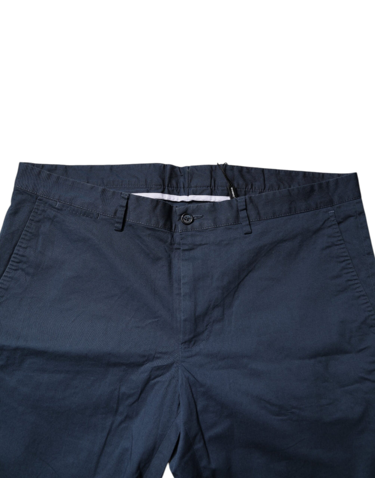 Shorts Bermuda pour homme en coton bleu taille mi-hauteur Dolce &amp; Gabbana