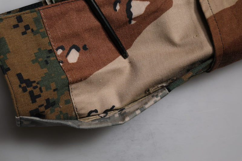Shorts Bermuda Cargo en patchwork vert de Dolce &amp; Gabbana