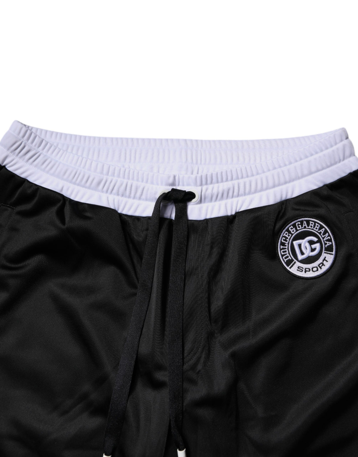 Shorts Bermuda en coton noir et blanc pour homme Dolce &amp; Gabbana