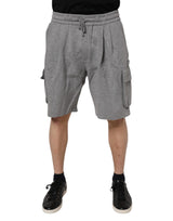 Shorts Bermuda Cargo en coton gris de Dolce &amp; Gabbana