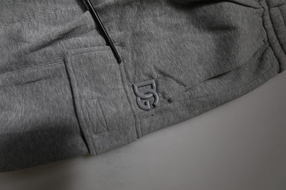 Dolce & Gabbana Gray Cotton Cargo Bermuda Sweatshorts Shorts